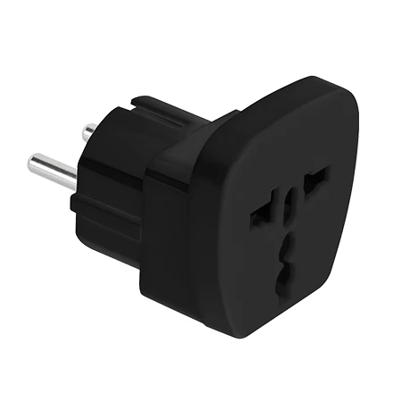 Fekete univerzális csatlakozóadapter CP ITL/EL-0100B-vel