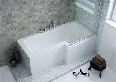 M-Acryl Linea fürdőkád 150x70/85 cm + láb jobb (cikkszám: 12128)