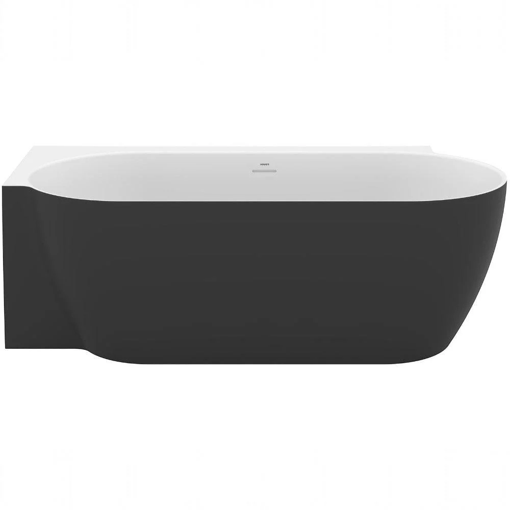 Ravak Freedom Corner II TEC L akrilkád 1750x860 fekete/fehér, fekete lefolyó (RAVAK-CC91700000)