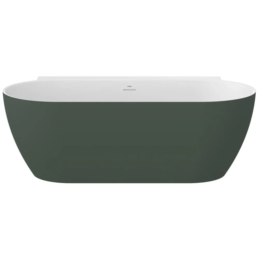 Ravak Freedom Wall II TEC akrilkád 1700x870 grey green/fehér, fehér lefolyó(CC71200000)