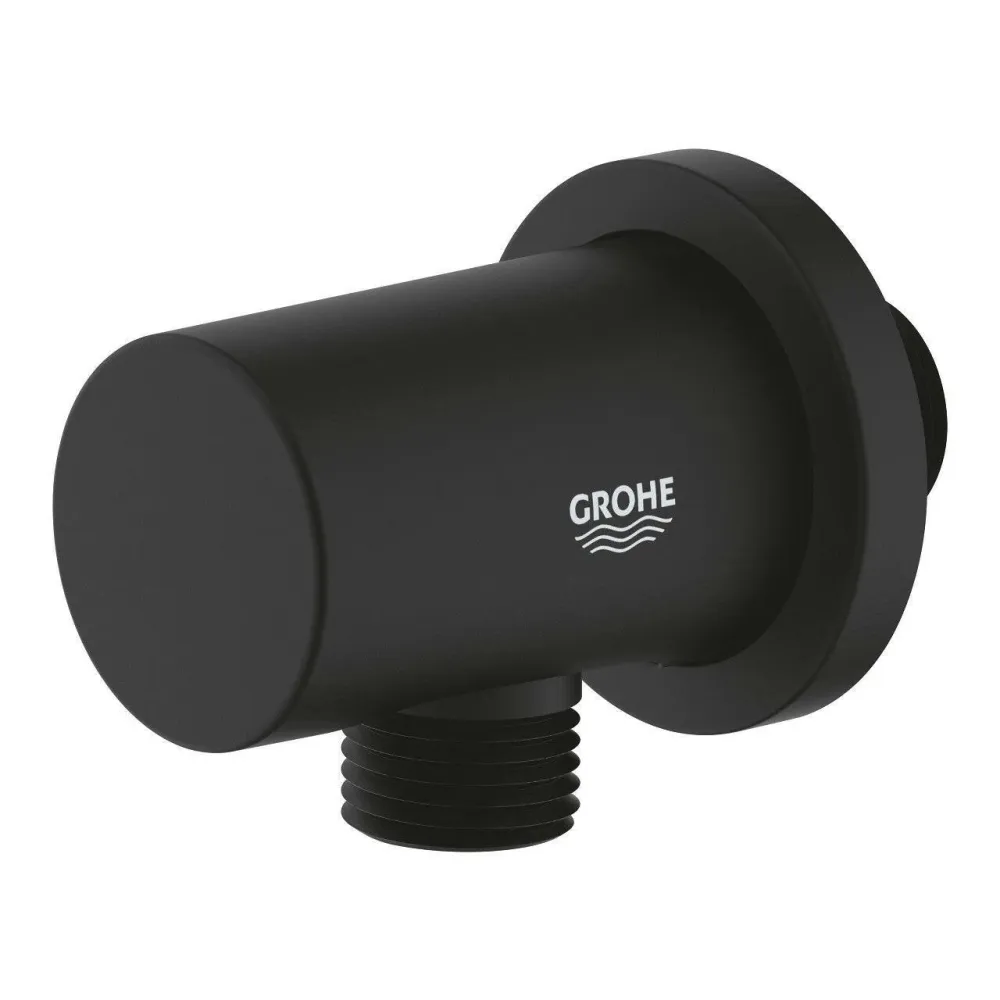 Grohe Rainshower fali csatlakozó könyök, 1/2″, szín: phantom black (22118KF0)