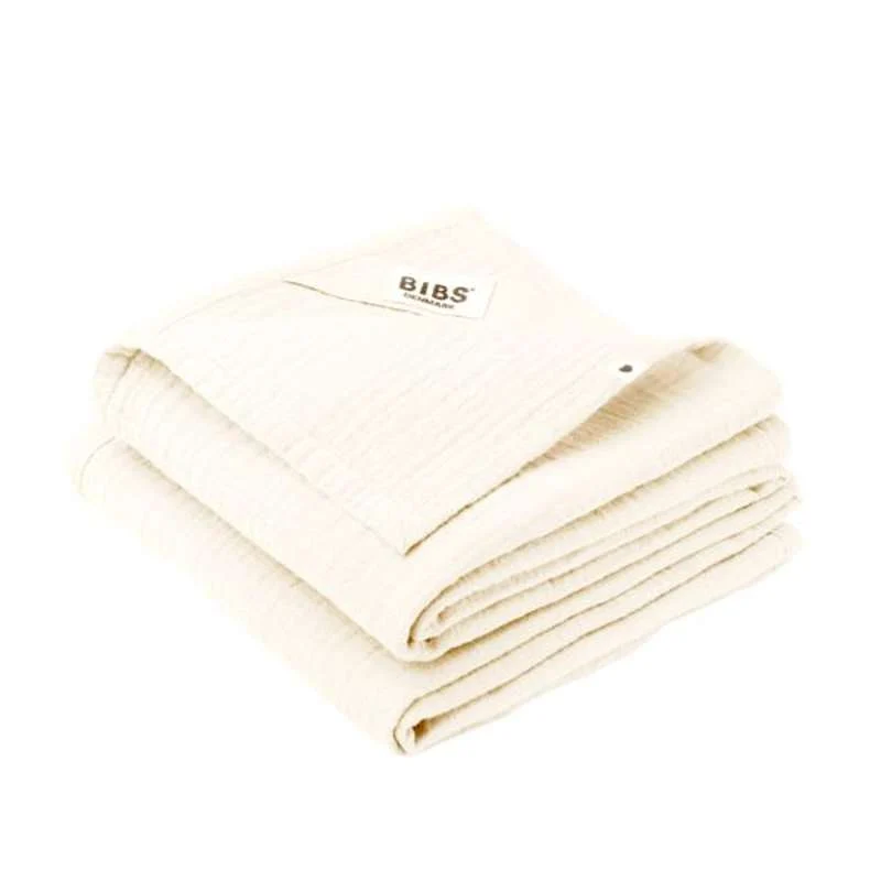 BIBS Alvás - Muszlin Pelenka 2 db/csomag - 70x70 cm - Elefántcsont