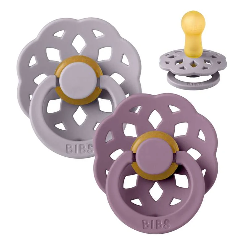 Bibs Boheme Cumi - 2 darab - mé. 2 - organikus gumi - Fossil Szürke/Mauve