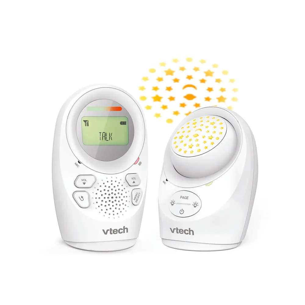 Vtech DM1212 digitális audió babaőrző éjszakai fénnyel és kivetítővel
