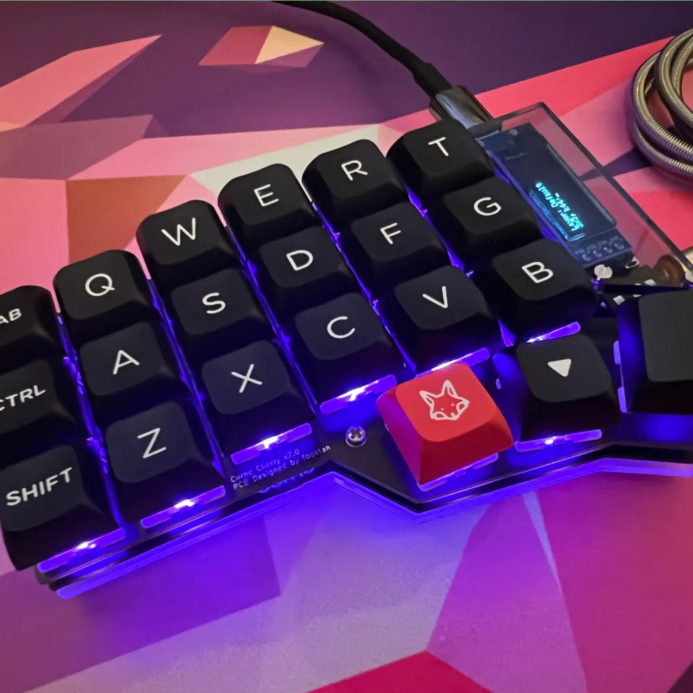 Corne V2 Split Mechanikus Billentyűzet - Készre szerelt