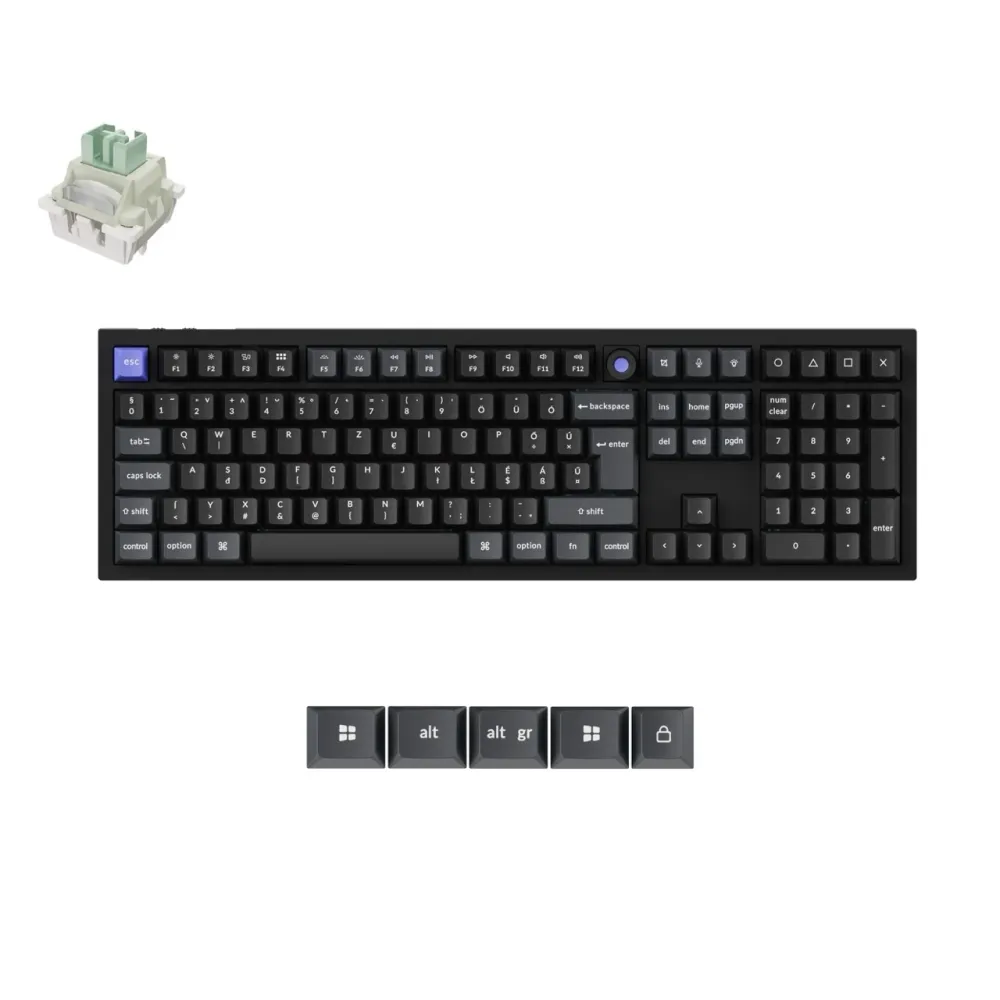 Keychron Q6 HE 8K - vezeték nélküli mechanikus billentyűzet - ISO HU
