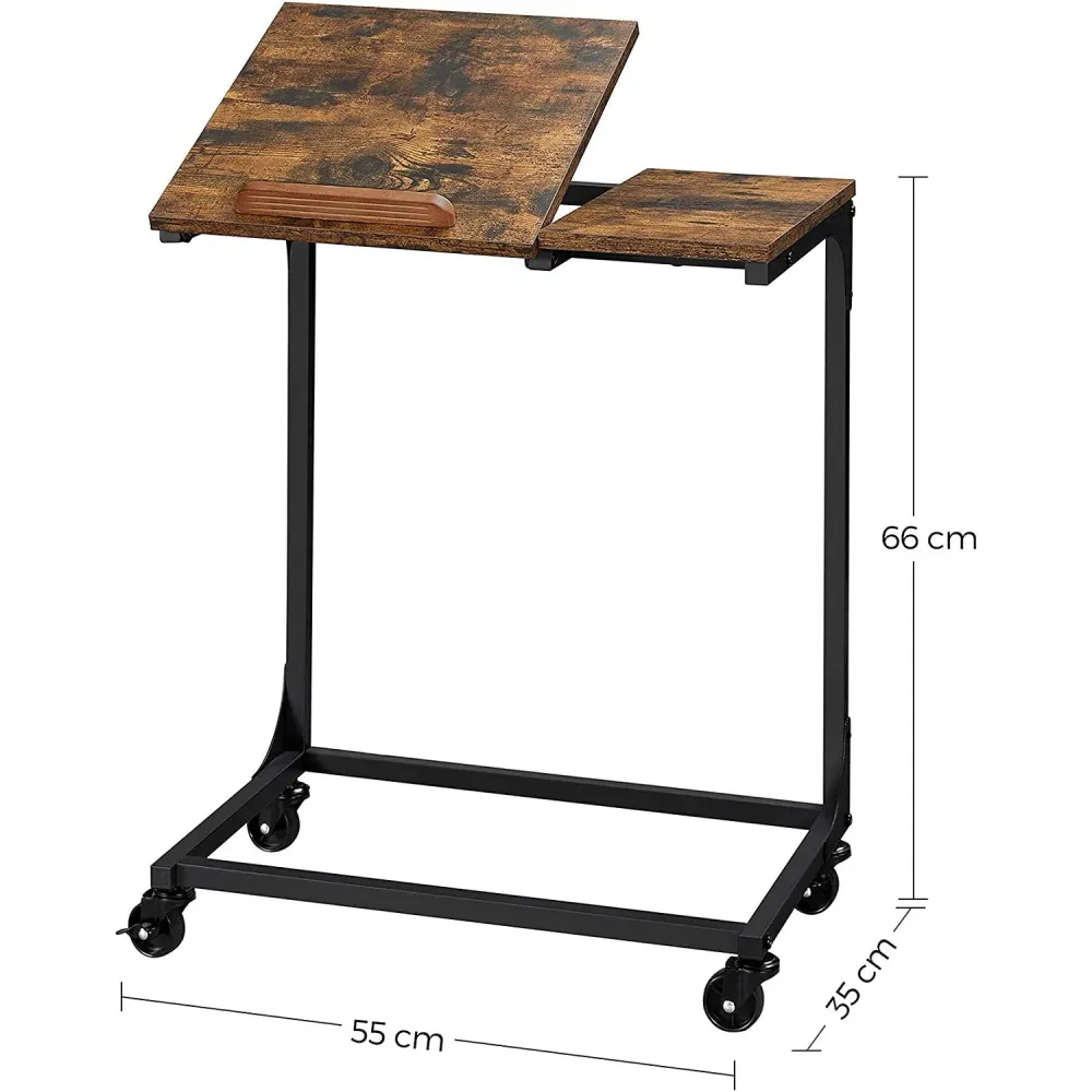 Laptop asztal, kis asztal 55 x 66 x 35 cm