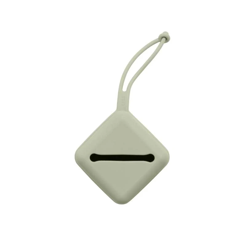 BIBS Accessories cumitartó doboz – szilikon, 3 BIBS cumi befogadására, Sage
