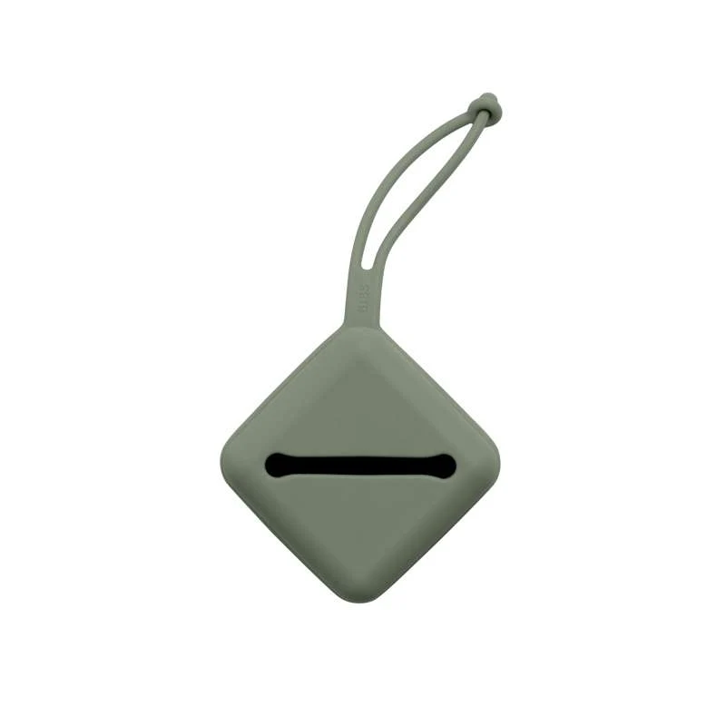 BIBS Accessories szilikon cumitartó doboz – Pine (3 cumi számára)