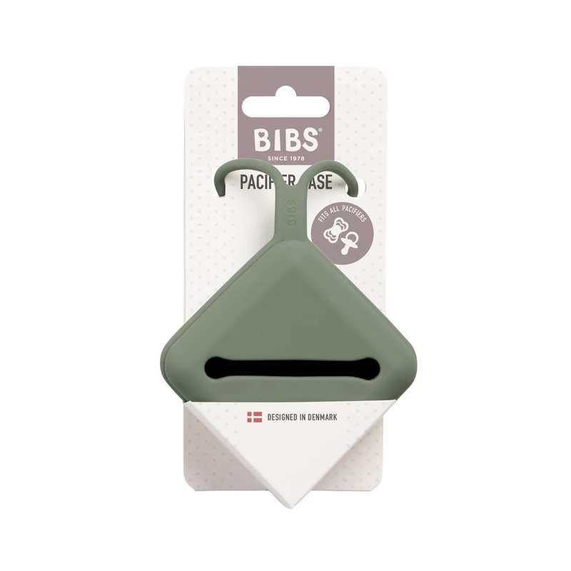 BIBS Accessories szilikon cumitartó doboz – Pine (3 cumi számára)