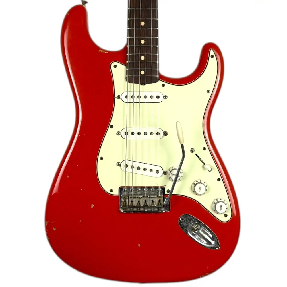 Fender Custom Shop 1960 Stratocaster Relic 2004 - Fiesta vörös