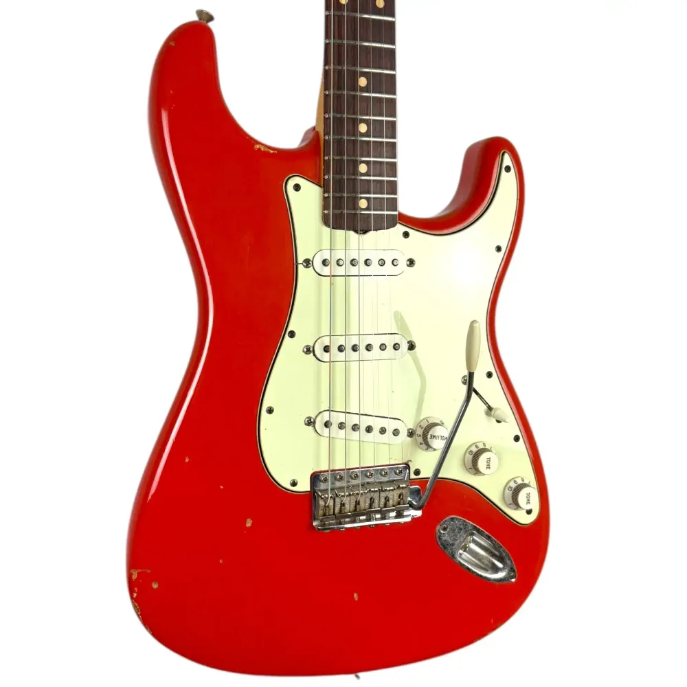 Fender Custom Shop 1960 Stratocaster Relic 2004 - Fiesta vörös