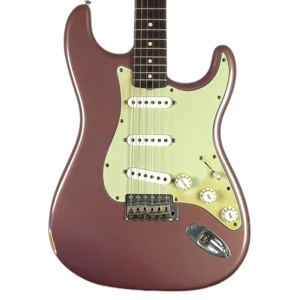 Fender Custom Shop Stratocaster ‘60 Relic 2002 - Bordó köd