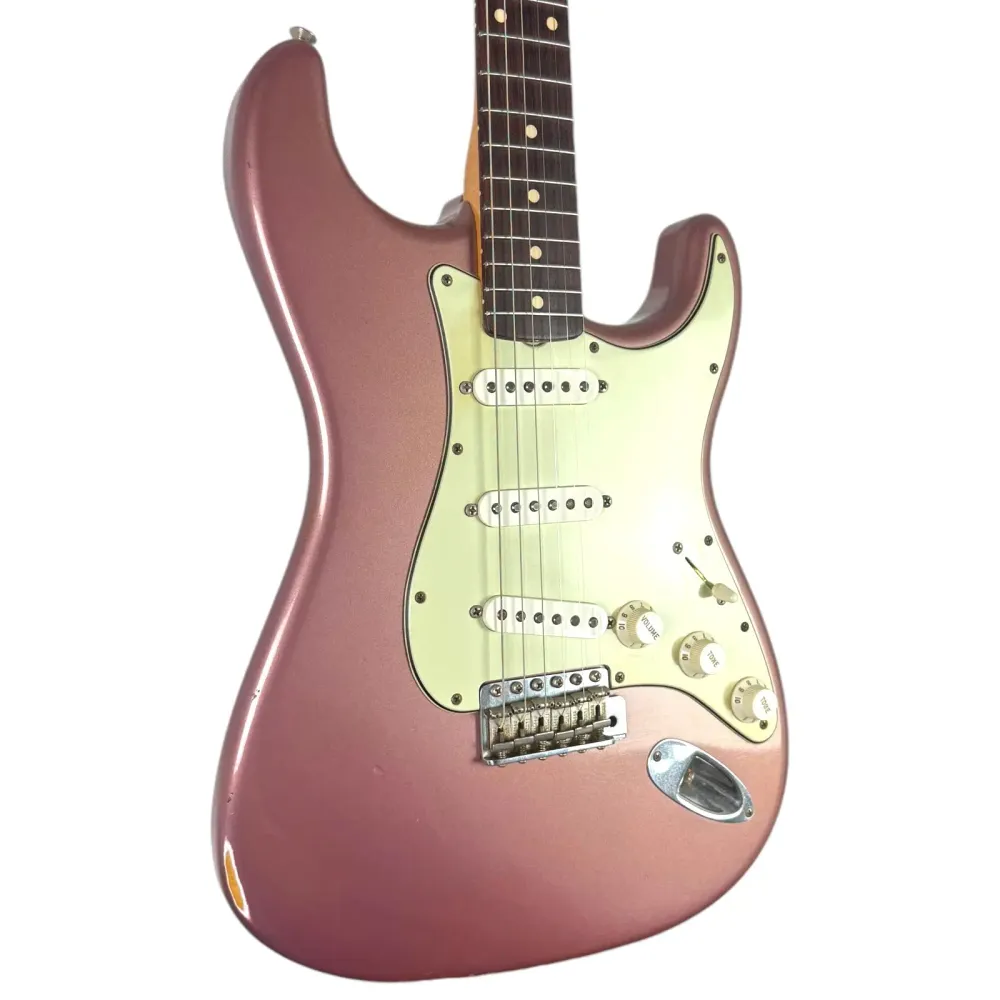Fender Custom Shop Stratocaster ‘60 Relic 2002 - Bordó köd