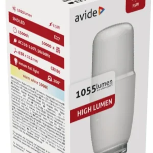 Avide LED Bright Stick izzó T37 9.5W E27 WW 3000K ABBSE27WW-9.5W