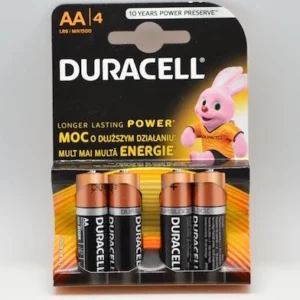 Alkáline Duracell R6 AA elem, 4 db/szett