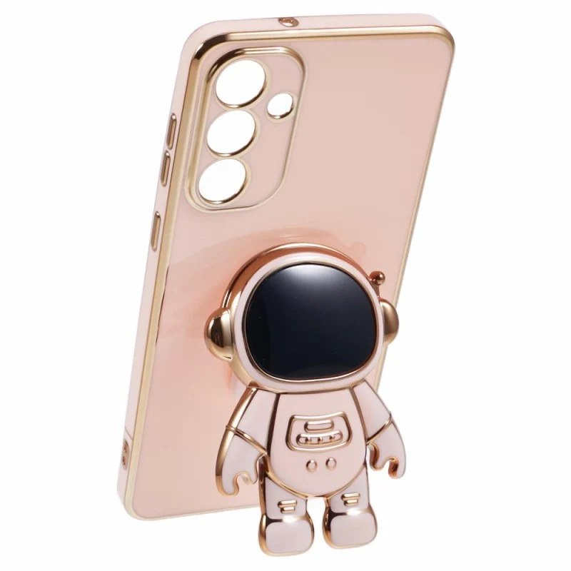 2 az 1-ben Telefontok, Vivimall, Samsung Galaxy S24 kompatibilis, TPU tok beépített asztronauta állvánnyal, Kameravédelem,...