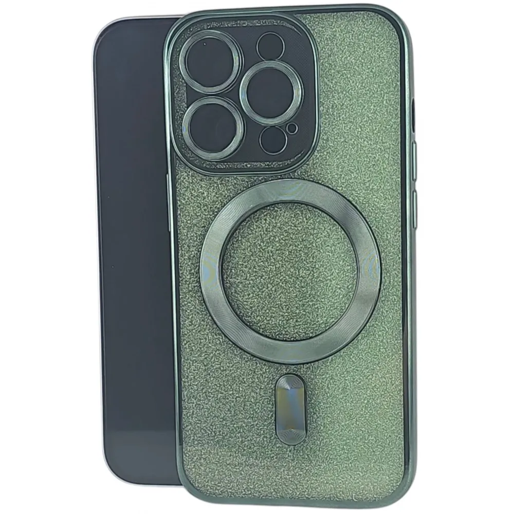 2 az 1-ben védőtok, Vivimall, Apple iPhone 14 Pro Max készülékhez, MagSafe kompatibilis, mágneses, lencsevédelemmel, TPU,...