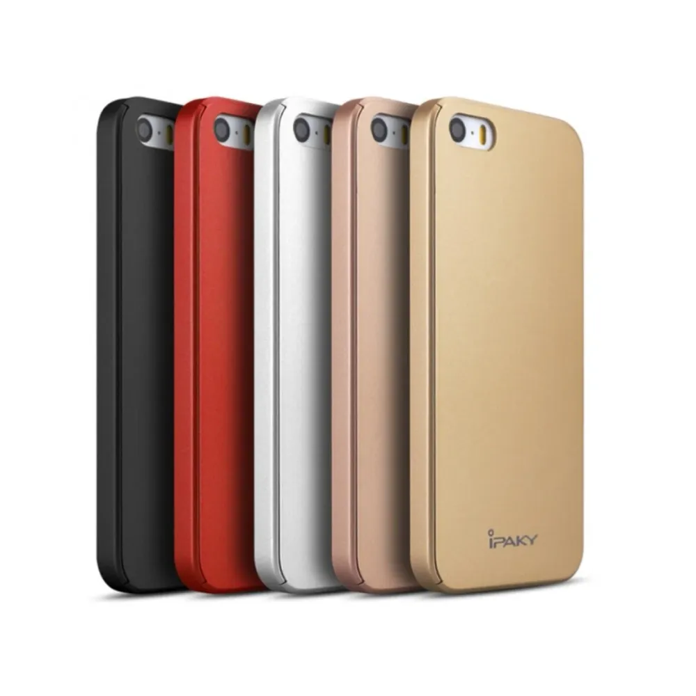 Apple iPhone 5/5S/SE IPAKY 360 Full Cover tok arany színben ajándék fóliával