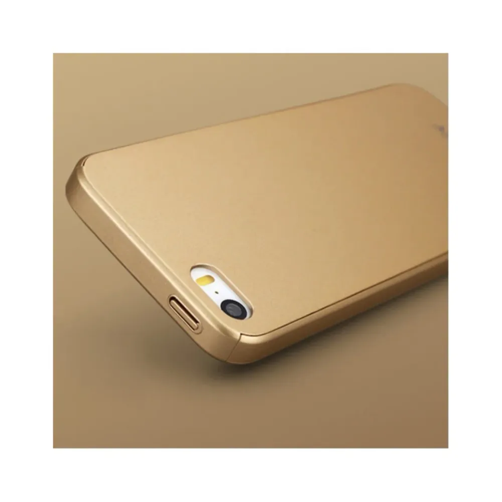 Apple iPhone 5/5S/SE IPAKY 360 Full Cover tok arany színben ajándék fóliával