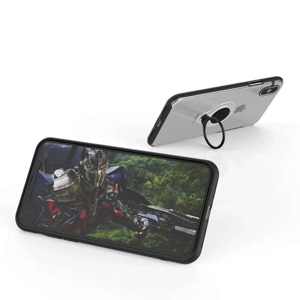 Apple iPhone 6 Armor Ring mágneses gyűrűs átlátszó tok