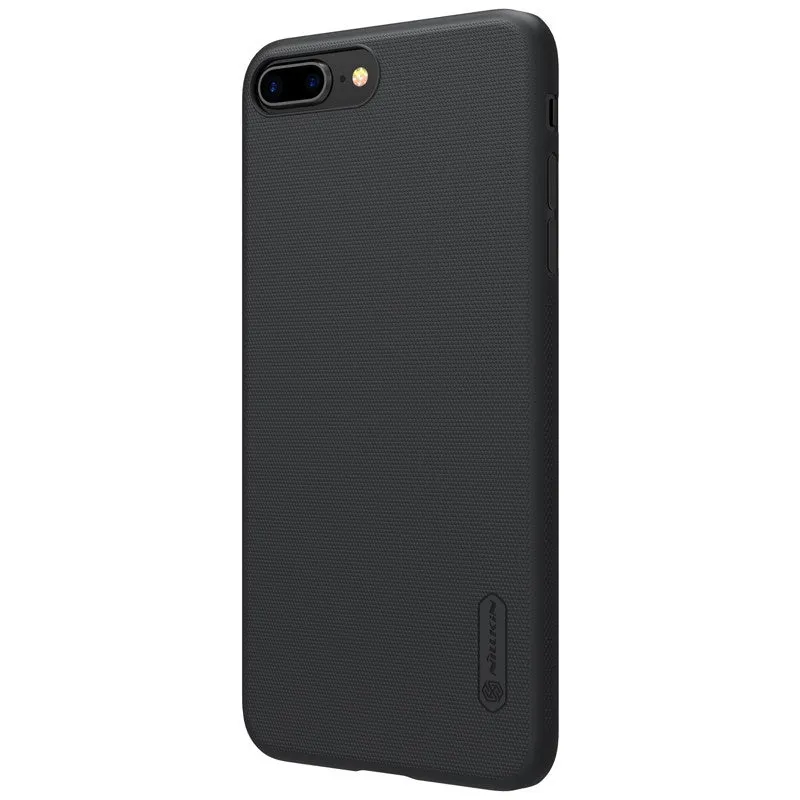 Apple iPhone 8 Plus Nillkin Frosted Shield tok, fekete + védőfólia