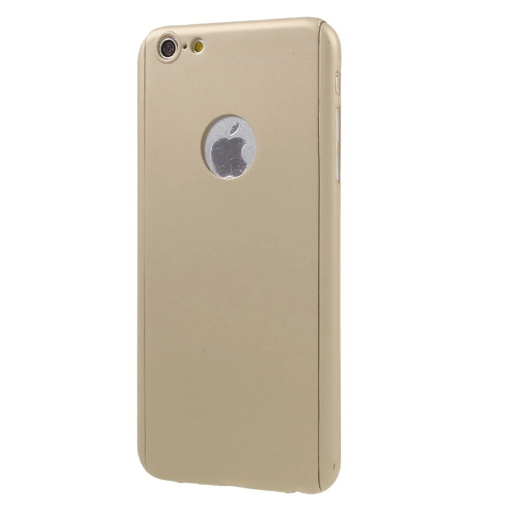 Apple iPhone 6 Plus/6S Plus 360 Full Cover tok arany + védőfólia