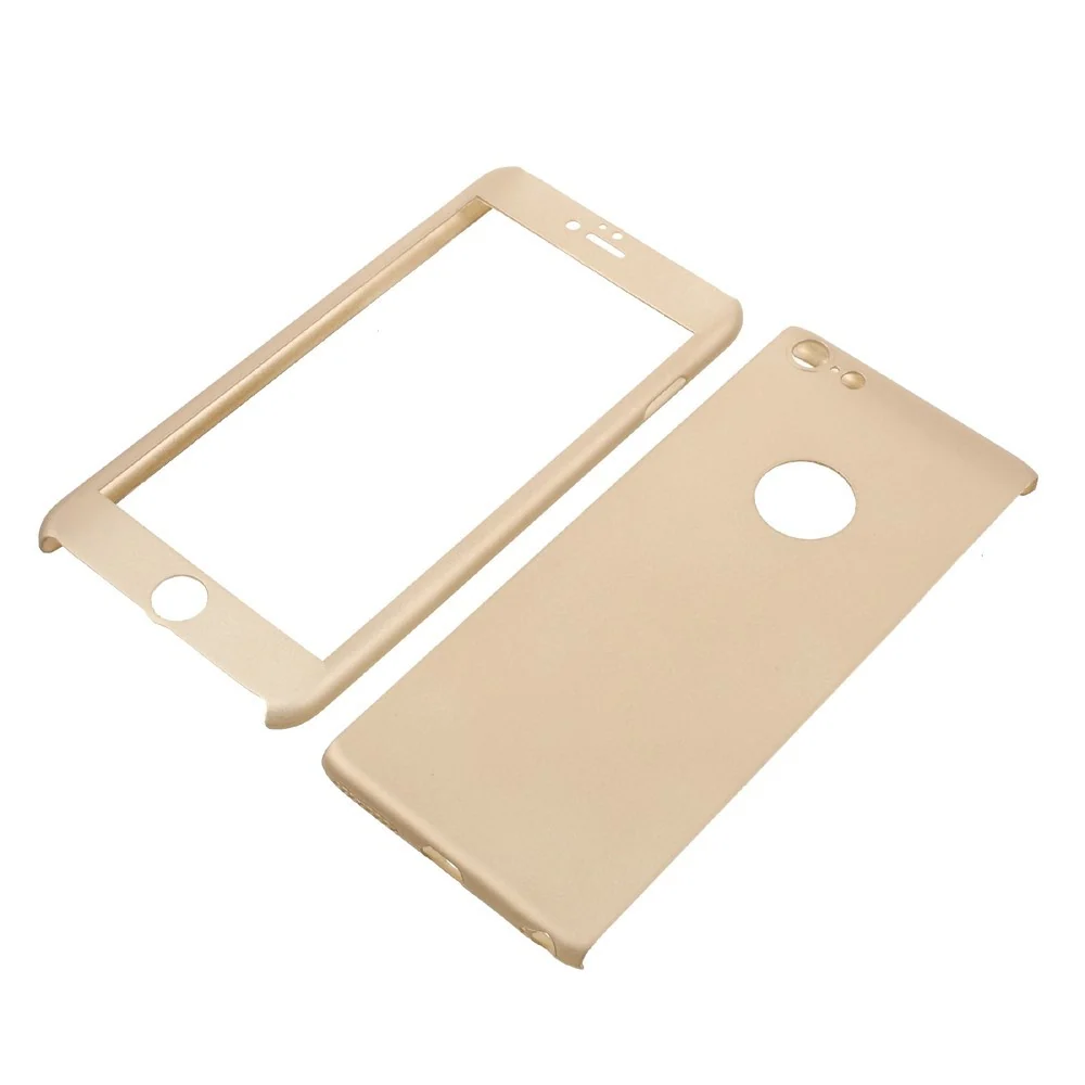 Apple iPhone 6 Plus/6S Plus 360 Full Cover tok arany + védőfólia