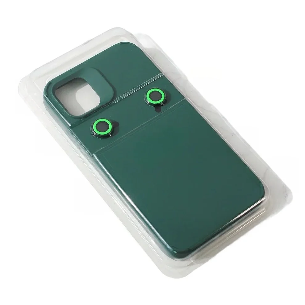 Apple iPhone 14 Pro tok, Vivimall, folyékony szilikon, mikroszálas belső, foszforeszkáló kameralencse védelem, ujjlenyomat...