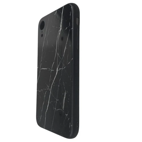 Apple iPhone XR védőtok, puha akril TPU, márvány mintás 4