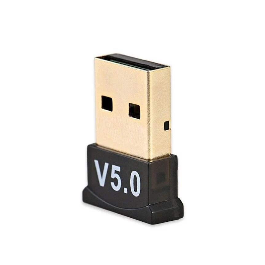 Bluetooth adapter, Vivimall, 5.0, vezeték nélküli, PC/laptophoz, USB interfész, 20 Mbps, fekete