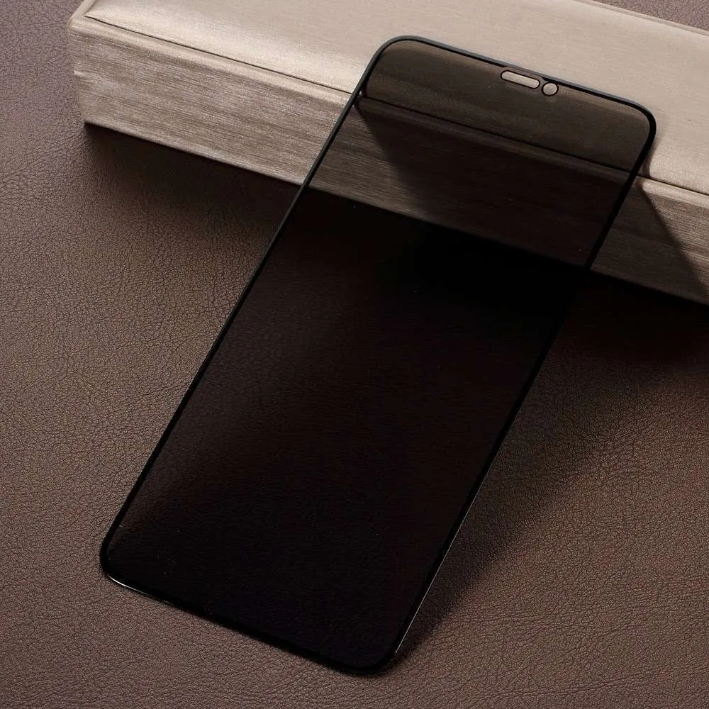 Huawei P Smart 2020 Full Glue Privacy Fólia, Fekete