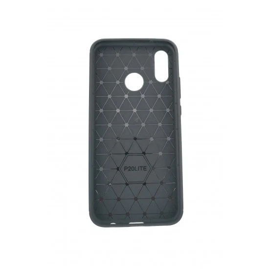 Husa Huawei P20 Lite Tpu, carbon, Negru