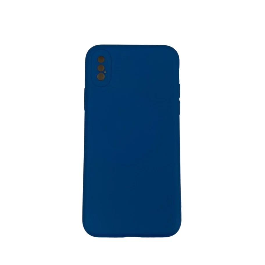 Husa de protecție compatibilă cu Apple iPhone X Liquid Silicone Case Bleumarin