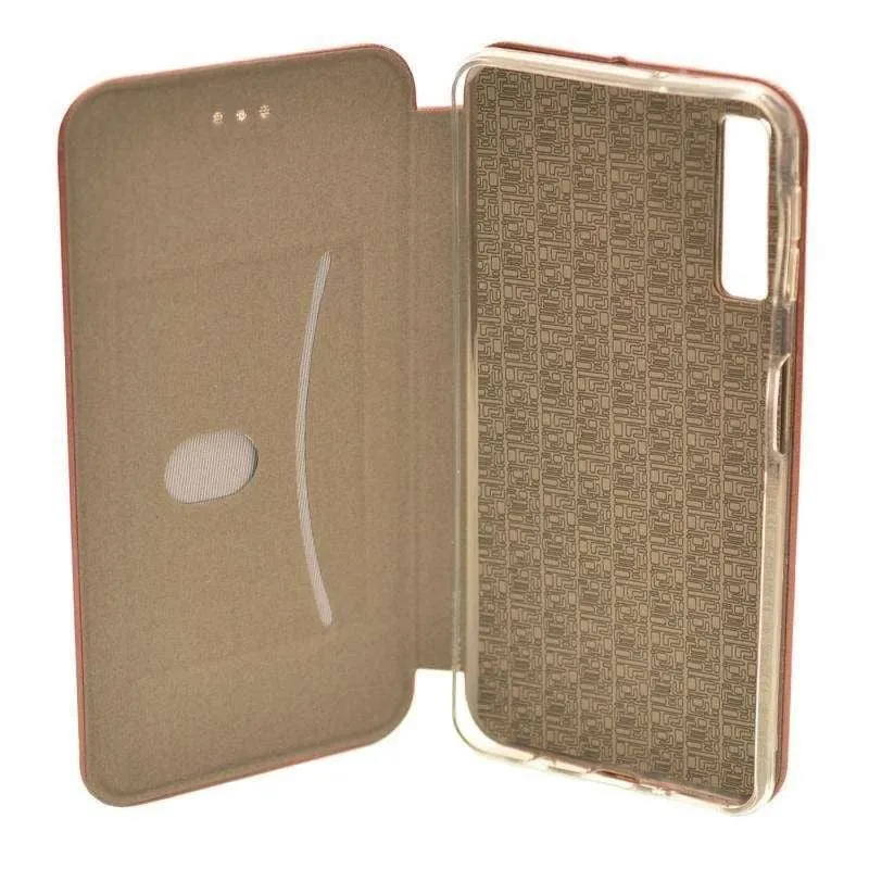 Husa de protectie Vivimall compatibila cu Huawei Y7 2019 Magnet Book Case Auriu