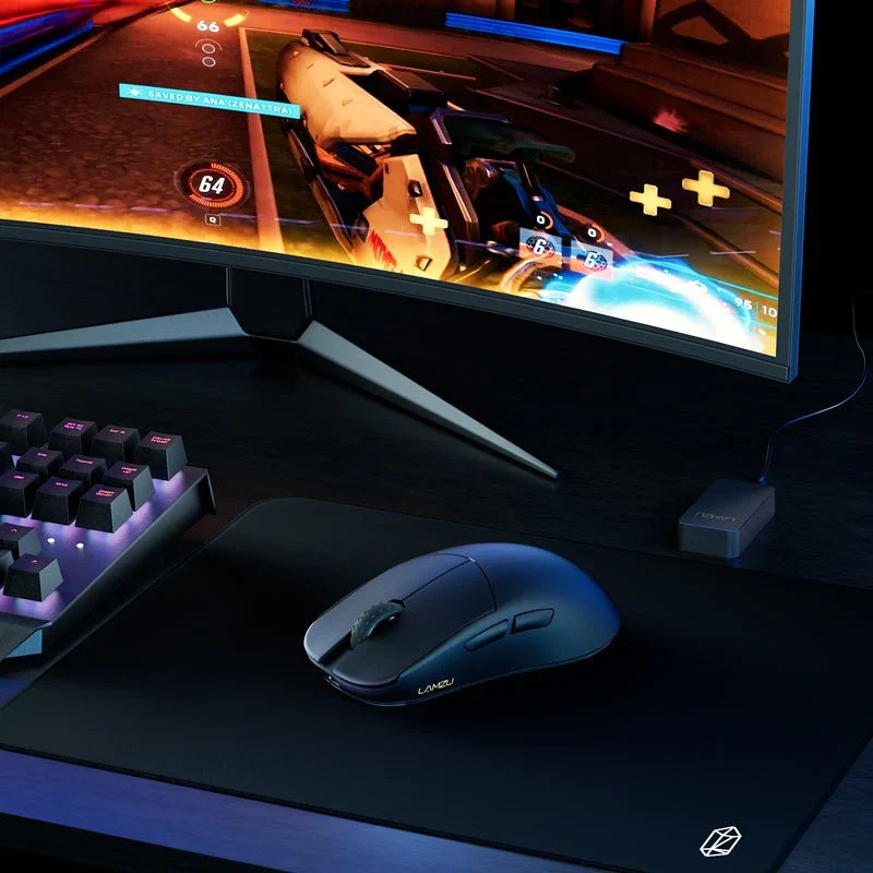 LAMZU Atlantis OG V2 4K optikai USB / vezeték nélküli gaming egér