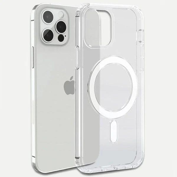 MagSafe szilikon tok iPhone 14 Pro Max-hoz, Vivimall, átlátszó