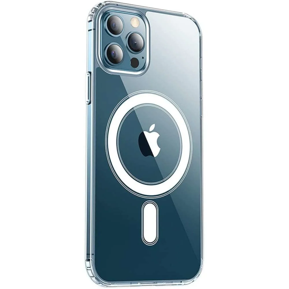 MagSafe szilikon tok iPhone 14 Pro Max-hoz, Vivimall, átlátszó