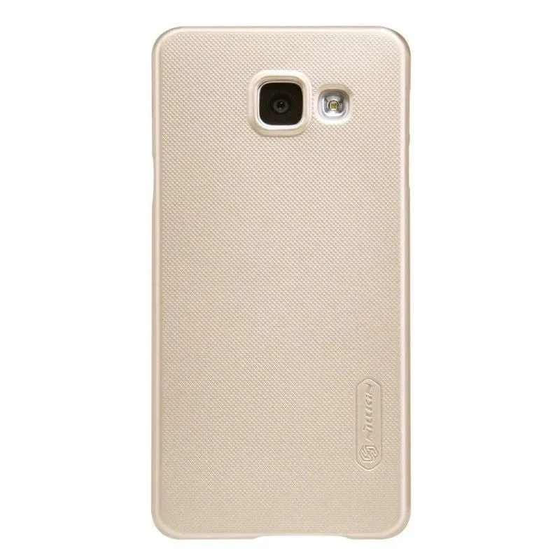 Samsung Galaxy J3 2016 Nillkin Frosted Shield arany tok + védőfólia