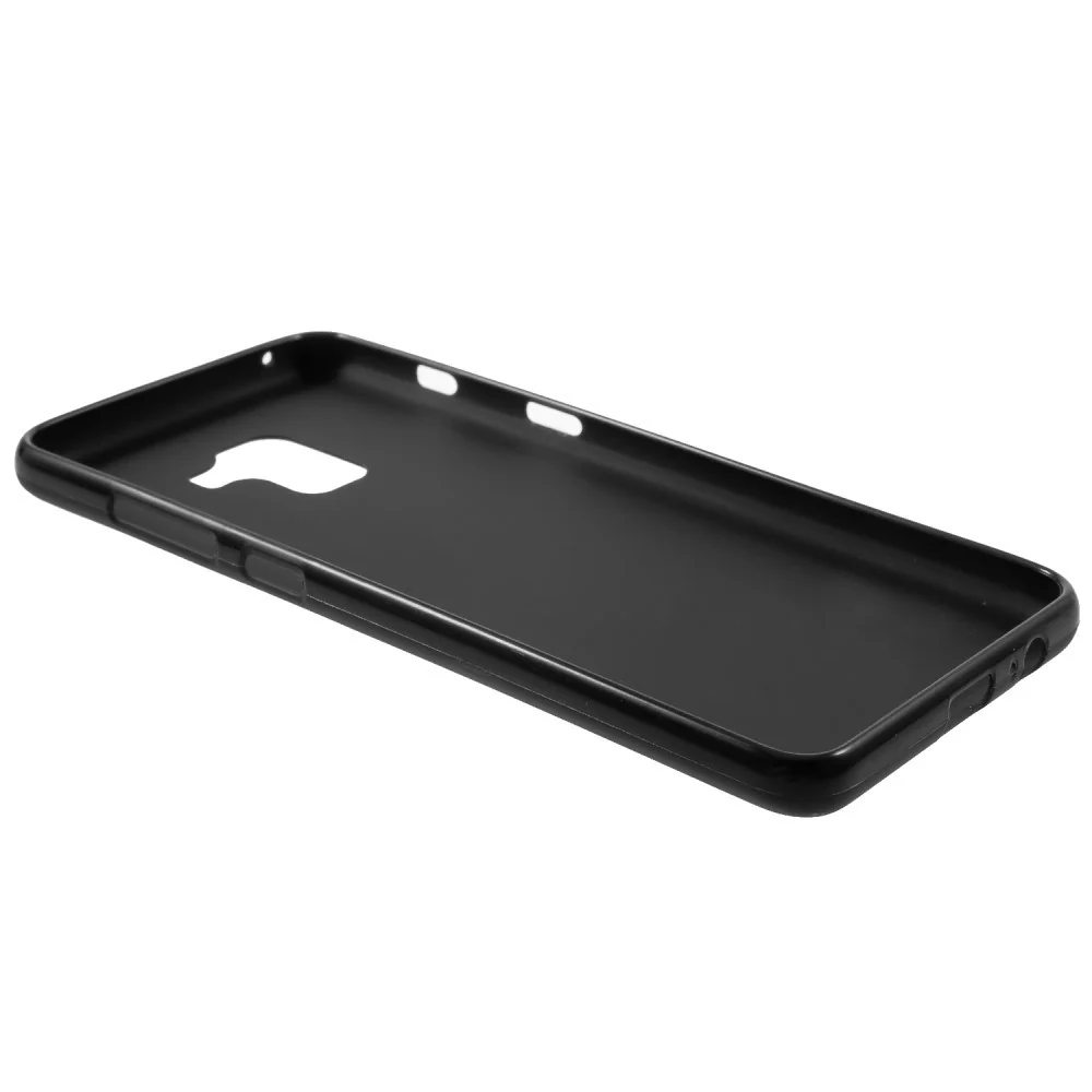Samsung Galaxy A8 2018 Matt TPU tok, fekete