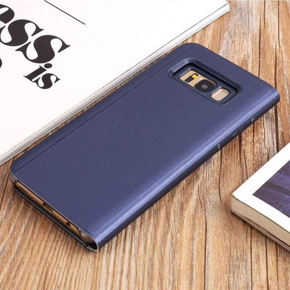 Samsung Galaxy S8 Flip Cover tükrös tok, kék