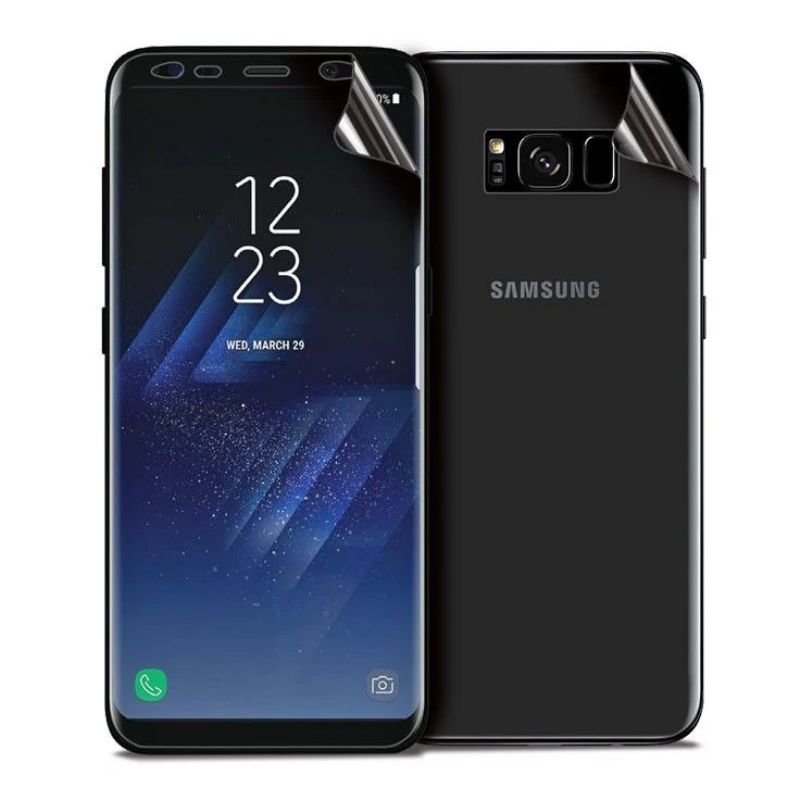 Samsung Galaxy S8 Műanyag Fólia Előlap-Hátlap Átlátszó