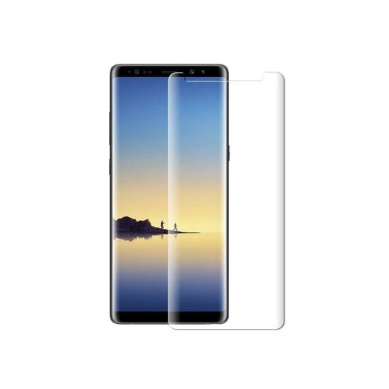 Samsung Galaxy S8 Plus Full Glue Nano Water Átlátszó Üvegfólia