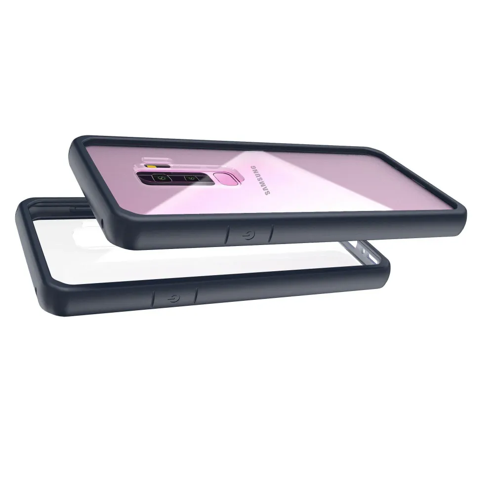 Samsung Galaxy S9 Plus ütésálló akril tok, fekete