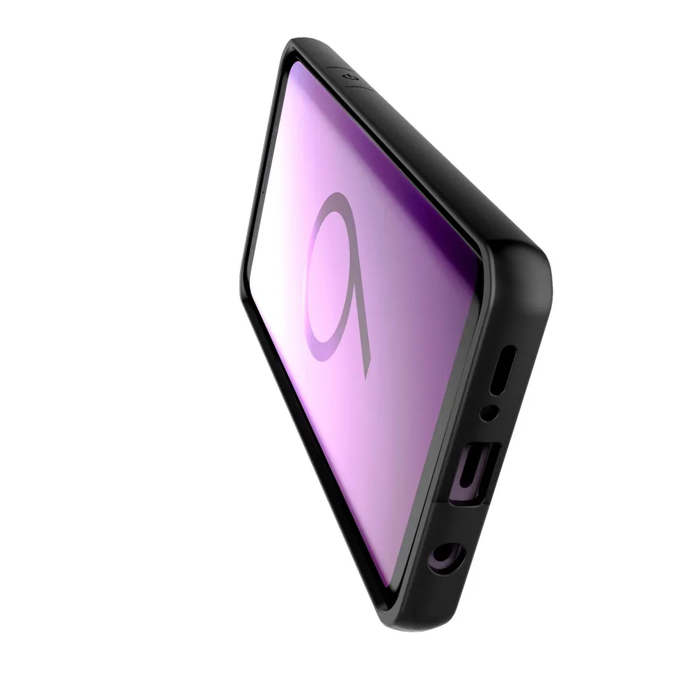 Samsung Galaxy S9 Plus ütésálló akril tok, fekete