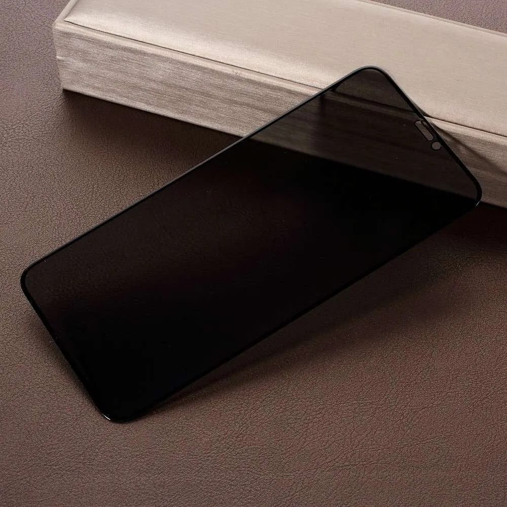 Samsung S20 ívelt üvegfólia Full Glue Privacy fekete