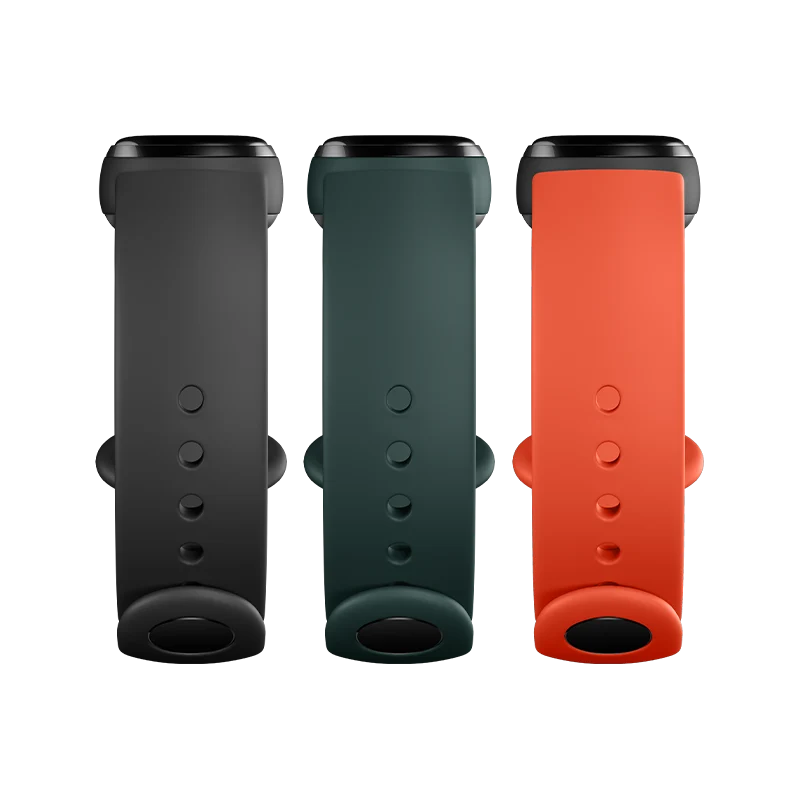 Mi Smart Band 5 Strap (3-pack) (Black, Orange, Cyan)