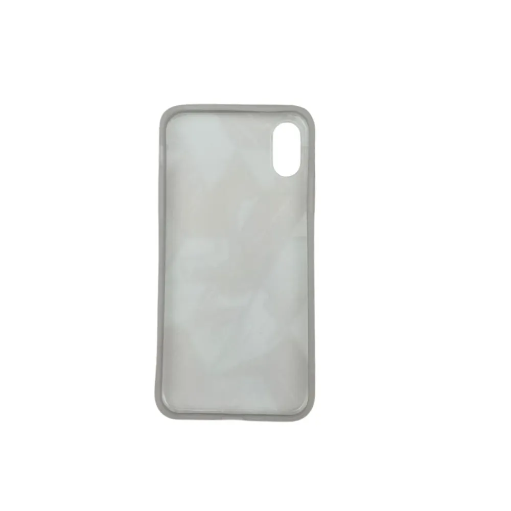Védőtok Apple iPhone XR Soft IMD TPU Marble Geometric Kék