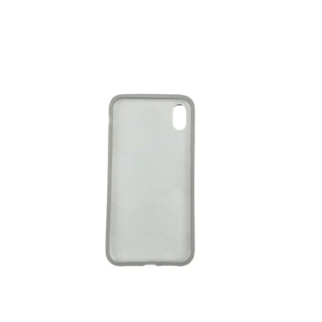 Védőtok Apple iPhone X/XS Soft IMD TPU Marble Geometric zöld