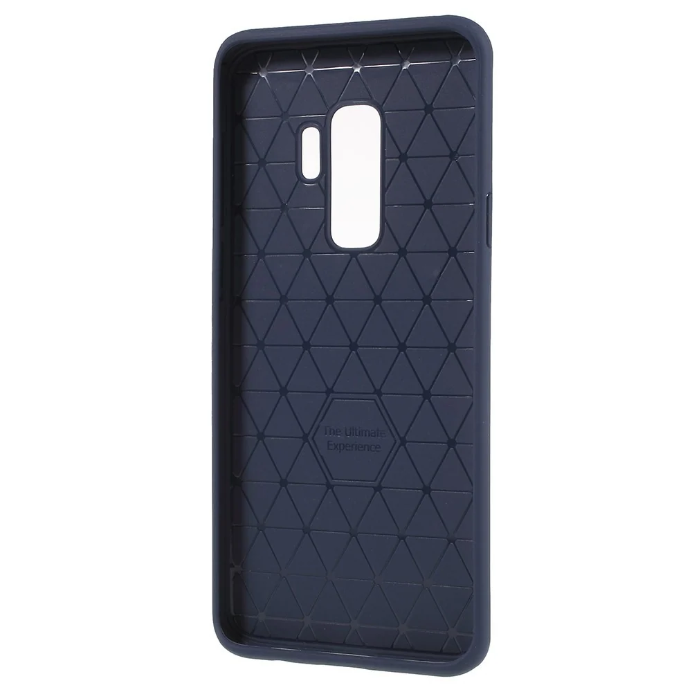 Védőtok Samsung Galaxy S9 Plus Ipaky Elegant Grid Design TPU Hybrid kék